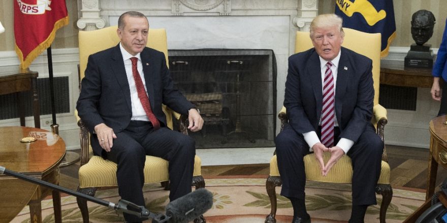 Erdoğan Trump’la görüştü