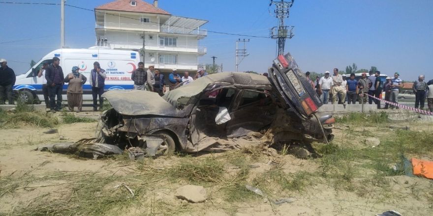 Konya'nın Akşehir ilçesinde Korkunç Kaza: Aynı Aileden 4 Ölü