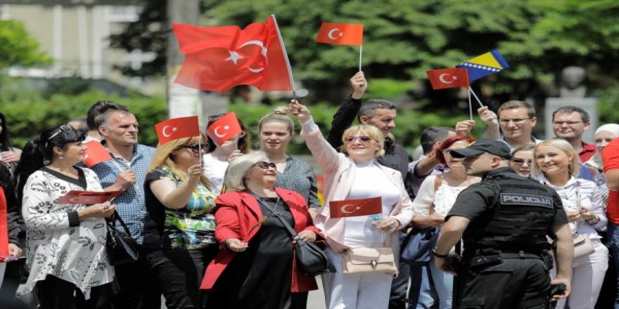 Bosna'da Erdoğan'a Sevgi Seli