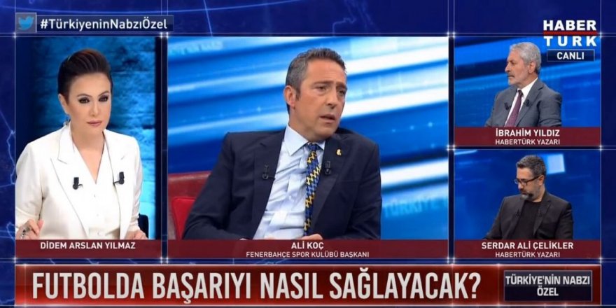 Fenerbahçe Başkanı Ali Koç:Şampiyonluk vadetmedim
