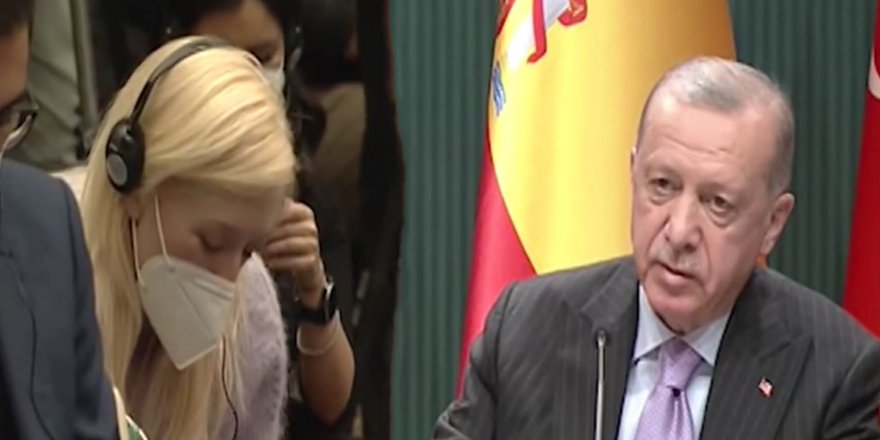 İspanyol gazeteci Erdoğan'a "İstanbul sözleşmesi"ni sordu