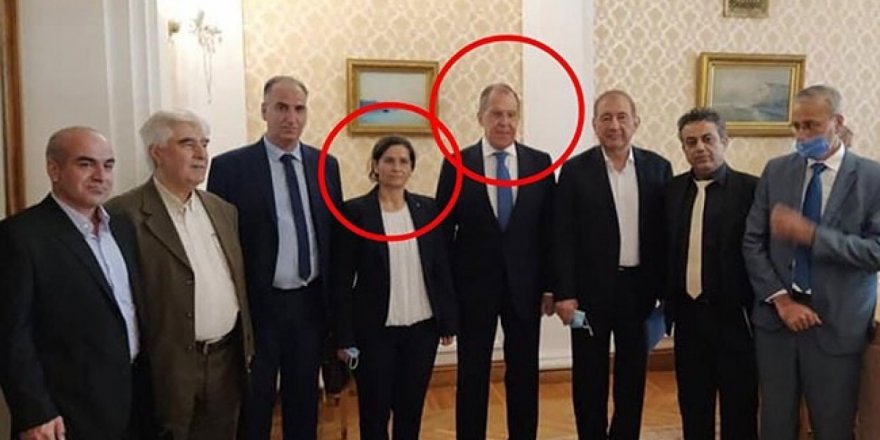 PKK'lıları makamında ağırlayan Rusya Dışişleri Bakanı