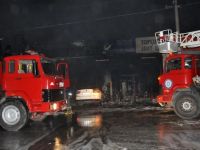 Yatağan sanayi sitesinde yangın