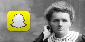 Snapchat'in Madam Curie filtresi tepki çekti