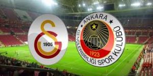 Galatasaray- Gençlerbirliği maçının 11'belli oldu