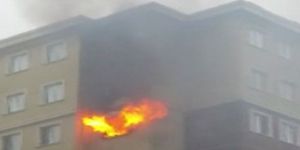 Başakşehir'de korkutan yangın