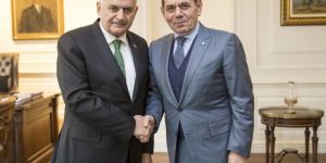 Binali Yıldırım Dursun Özbek'i kabul etti