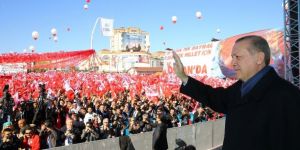 Erdoğan "Türkiye'de tek millet, tek bayrak var"