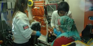 Adana'da apartman dairesi küle döndü