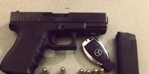 Adana'da otomobilde Glock marka suikast silahı bulundu
