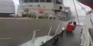 Uyarıyı dinlemedi! Yunan hücum botu Türk Botu'na çarptı