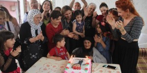 110 yaşındaki kadına doğum günü sürprizi