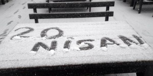 Uludağ’a nisan karı