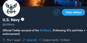 Amerika Birleşik Devletleri Donanması neyin mesajını veriyor