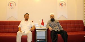Doğu Türkistan Milli Meclis Başkanı Seyit Tümtürk'den DTG'ye anlamlı ziyaret