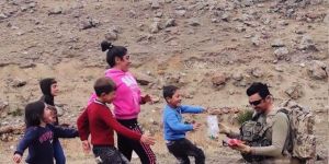 Jandarmamız'dan duygulandıran görüntüler