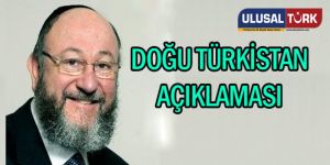 İngiltere'nin Hahambaşı'ndan Doğu Türkistan açıklaması