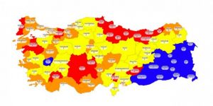 81 ilin yenilenen koronavirüs risk haritası