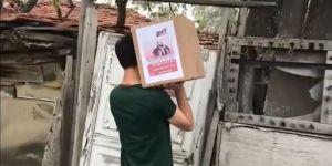 Abdülmetin Balkanlıoğlu Hoca Efendi adına gıda kolisi yardımı