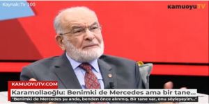 Temel Karamollaoğlu'ndan "mercedes" çıkışı