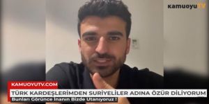 Ahmet Hamou "Suriyeliler adına Türk Halkından Özür Diliyorum"