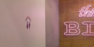 Şişli'de avm içerisine LGBT tuvaletleri açıldı !