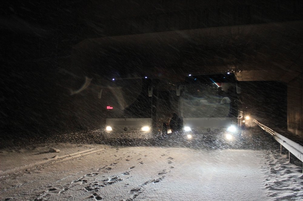 Erzincan-Sivas karayolu ulaşıma kapandı