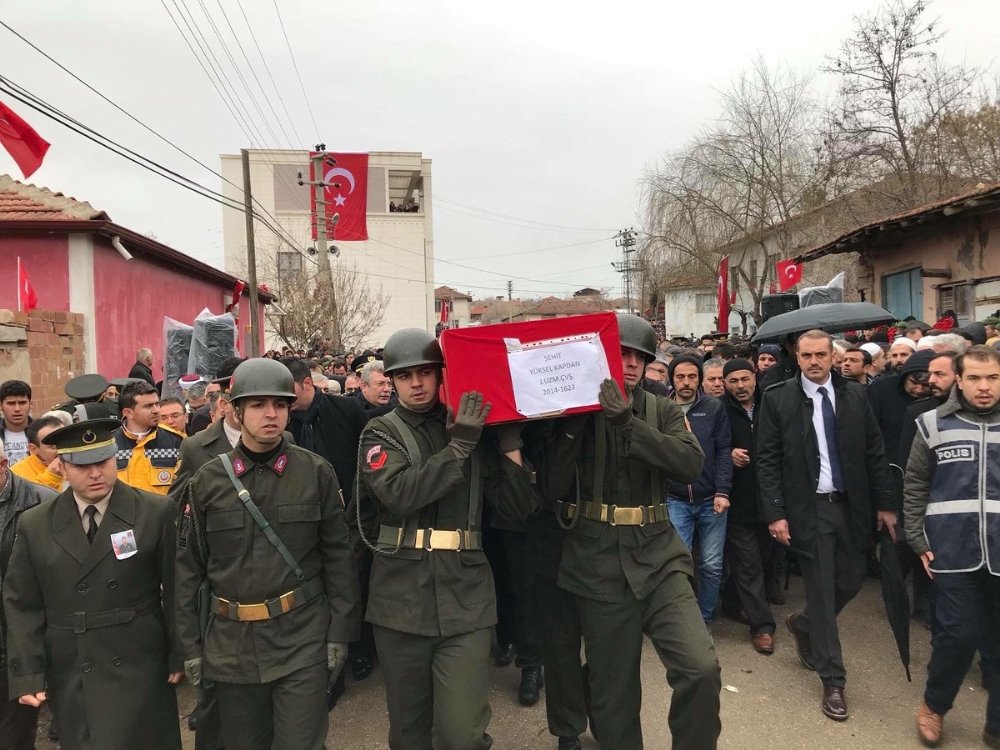 Çankırı şehidini uğurladı