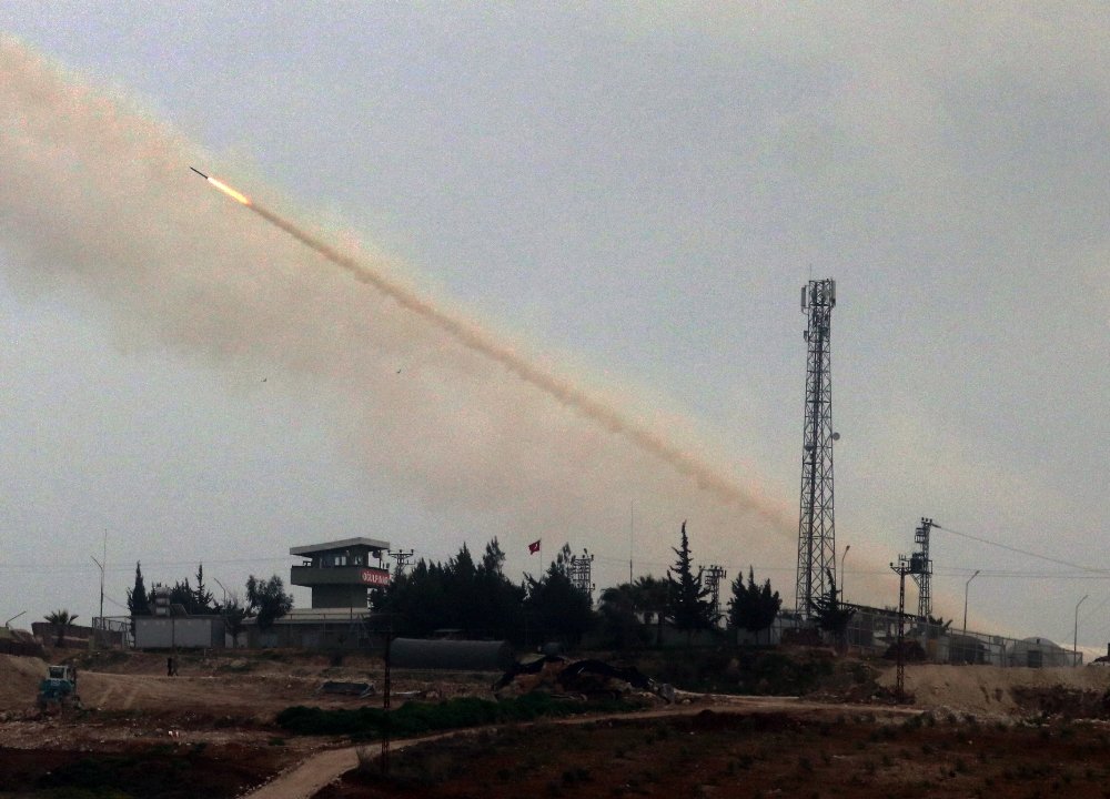 Afrin’deki terör hedefleri aralıksız vuruluyor