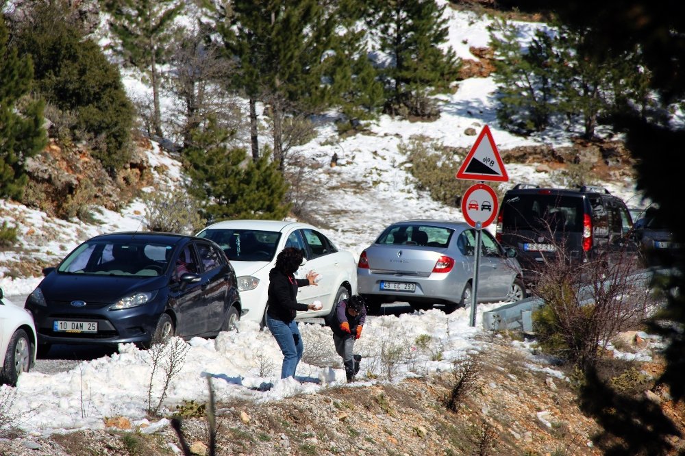 Bir günde hem kar hem de deniz keyfi
