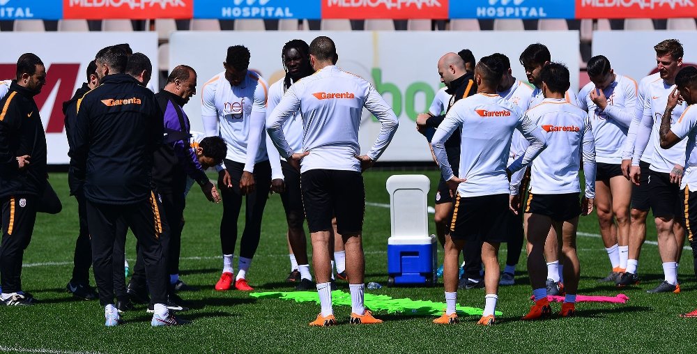 Galatasaray Gençlerbirliği maçı hazırlıklarını sürdürdü